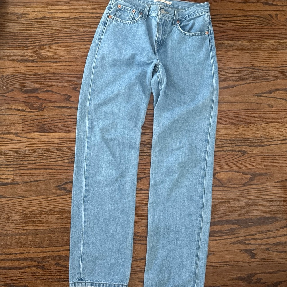 Levi's Light Blue Straight Leg Jeans